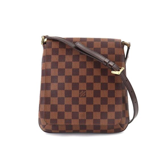 Louis Vuitton Damier Musette Salsa Short Shoulder Bag Ebene - Picture 1 of 9